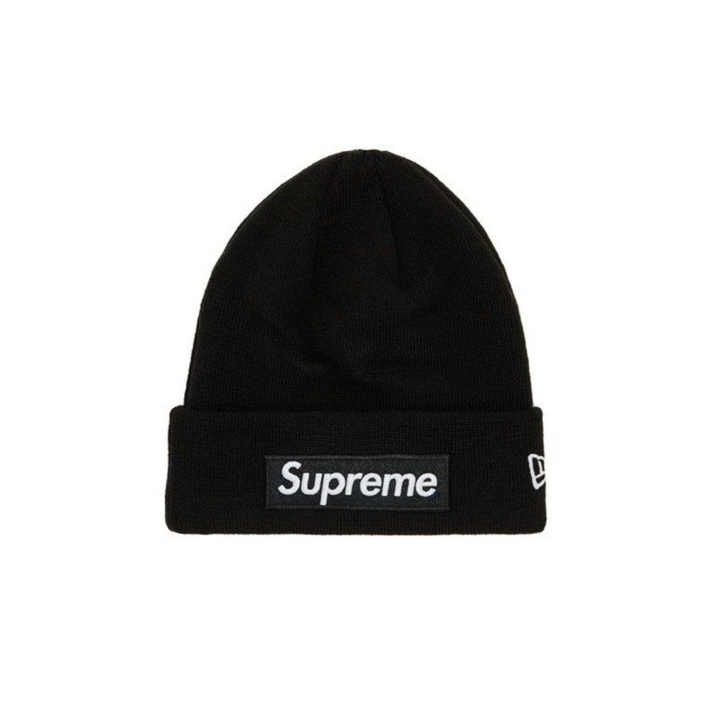 Supreme Black Box Logo Cuffed Beanie